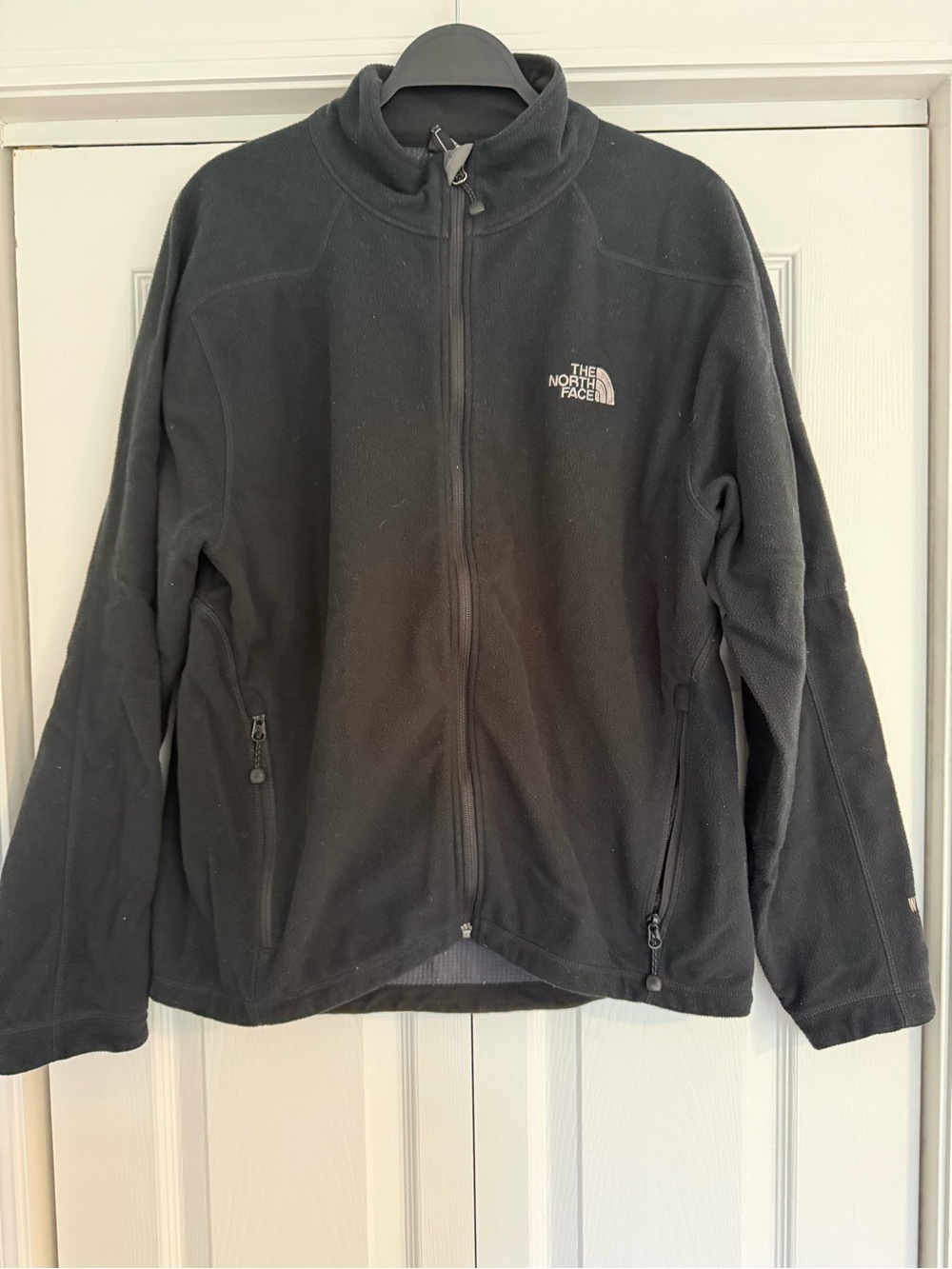 The North Face Black Lightweight Windwall Full-Zip Fleece Jacket